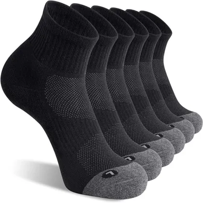 Wholesale Custom Men's Ankle Socks: Thick Cushion Running Sports Socks