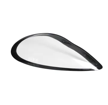 Hot Selling Front Headlight Headlamp Transparent Lens Cover Black Edge for Porsche Panamera 2010-2014