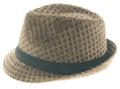 Mais recente moda Fedora chapéu com padrão de verificação