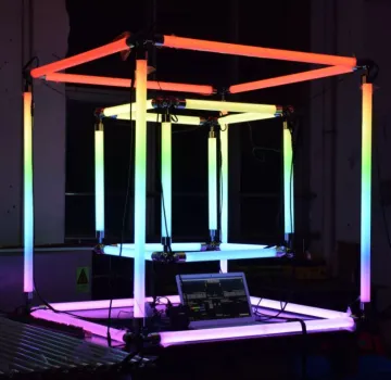 DMX Round Led 3D Tube Lighting
