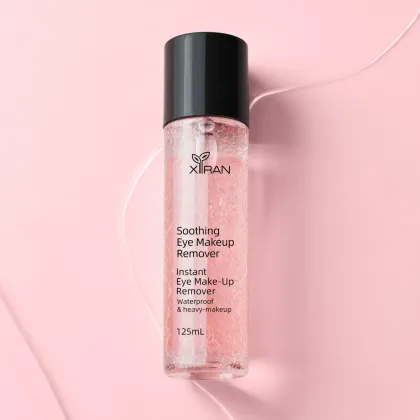 Private Label Natural Fluid Makeup Remover - Oil-Free 2-in-1 Eye Makeup Remover & Facial Cleanser