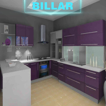 European standard modern prefab kitchen unit