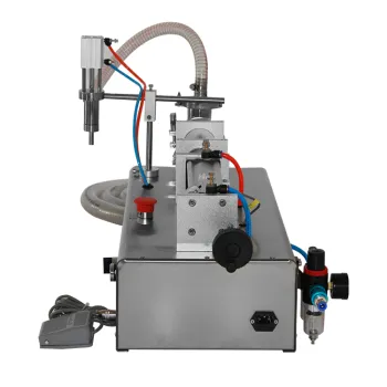 Semi-Automatic Piston Liquid Filling Machine for Shampoo, Yogurt, and Sauce