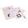 Bolsas de empaquetado modificadas para requisitos particulares del algodón blanco para la joyería