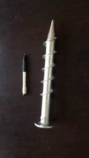 Ground Screw Piles Quick Installation Professional Design