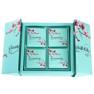 Mid-Autumn Festival Square Paper Mooncake Box Wholesale