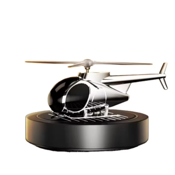 Wholesale Creative Helicopter Car Perfume: Solar Rotating Aromatherapy Car Ornaments