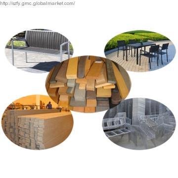 HDPE Material, WPC and PS Slats, Newest Material for 2012 Season