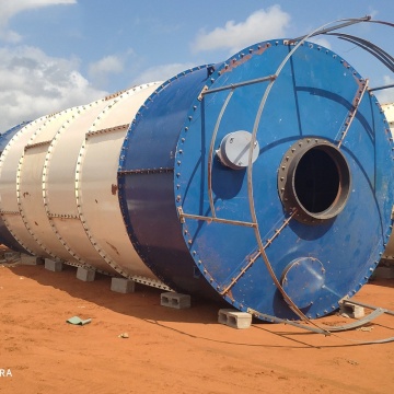 Silo de ciment soudé en acier pour l&#39;usine de lots en béton