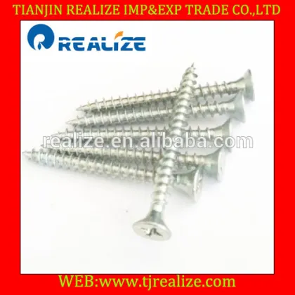 yellow zinc double csk head philips pozi chipboard screws
