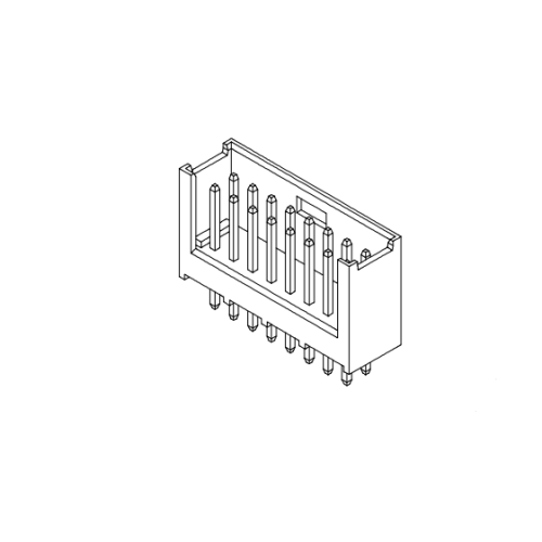 2.54 मिमी पिच दोहरी पंक्ति 180 ° वेफर AW2549V-2XNP