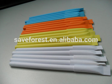 promotional Eco-friendly paper barrelled ballpoint pen