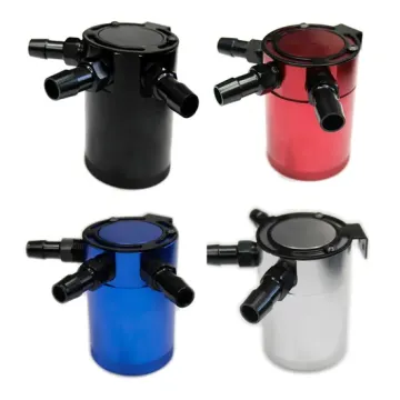 Universal Aluminum Baffled Oil Catch Can Tank Separator