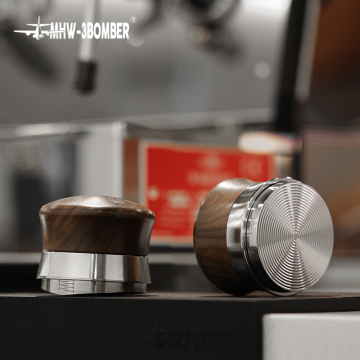 Sokudo Series Rosewood Wooden Cover Coffee Tamper - 58mm Stainless Steel