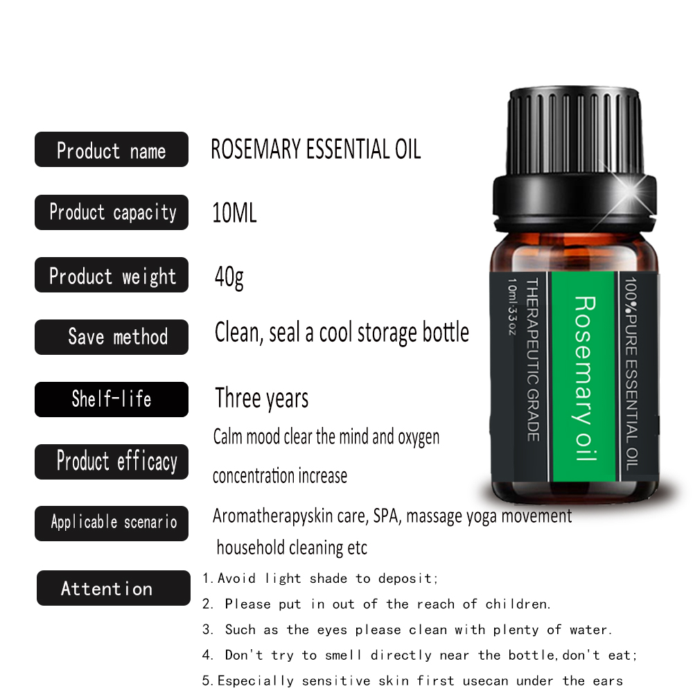 2022 Pure Natural Rosemary Essential Oil For Health