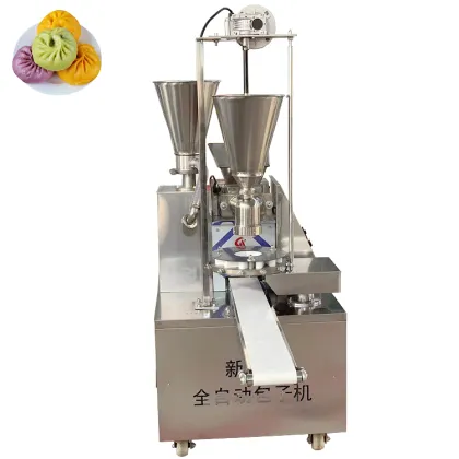 Commercial Fully Automatic Vegetable Steamed Stuffed Bun (Pau/Baozi) Making Machine