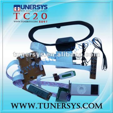 Look! Tunersys TC20 Professional mp3 player module with FM Radio