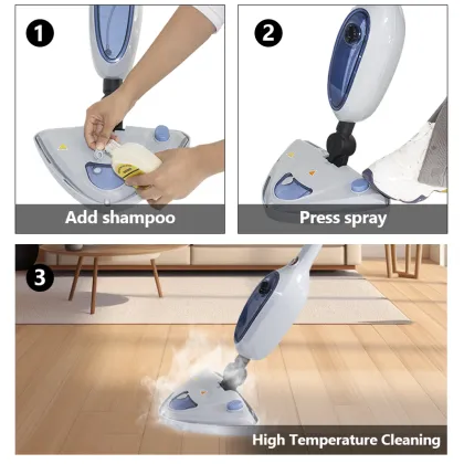 Portable Steam Mop Cleaner for Home and Car Cleaning
