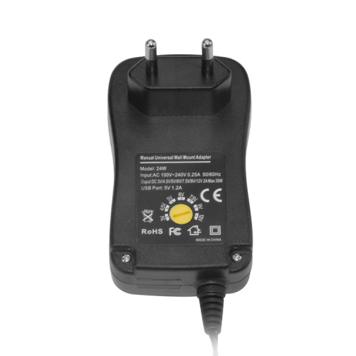 24W Universal AC/ DC Adapter for Household