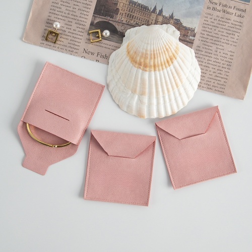 Plug-in Micro Jewelry Pouch with Envelope Flip-Top