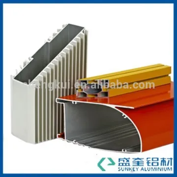 Profil de aluminium Extrusion Profile Powder Coating Extrusao de aluminio Industrial Aluminio Profile