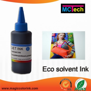 CMYK DX5 eco solvent ink for Sky color large format printer with DX5 head