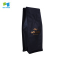 Flat Bottom Gusset Reusable Matt Black Coffee Bags