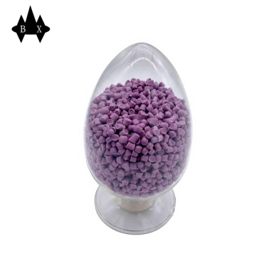Фиолетовые пластиковые гранулы ПВХ для изоляции кабеля