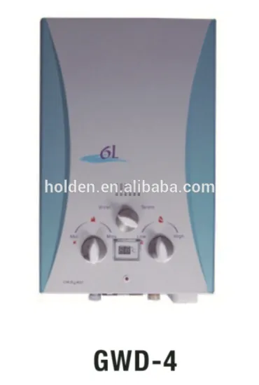 GWD-4 zero water pressure gas geyser gas tankless for home use