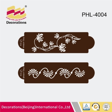 Effective cake decorating plastic cake stencil