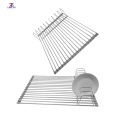 Rak pengering piring dapur stainless steel rak