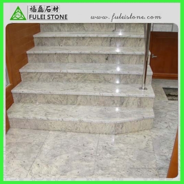 Modern Home Granite River White Flooring Stair Step