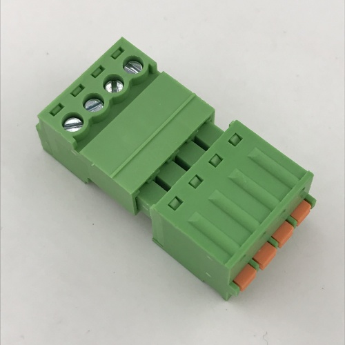 3.81mm pitch 4 pin spring pluggable terminal block