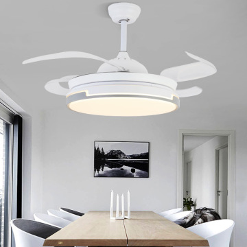 Modern 48CM Pure Copper DC Motor Ceiling Fan with 6 Speeds and Remote Control