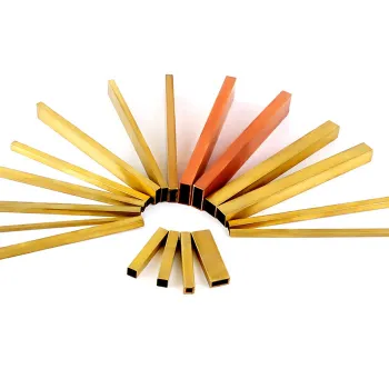 Customized Metal Square, Pipe, and Tube Products: Explore Long Rectangle Options in Brass