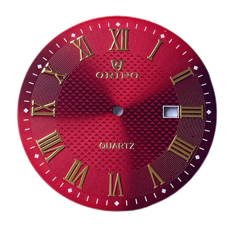 Patrón de guilloche de waffle personalizado Dial