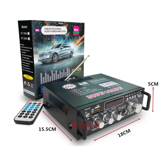 Mini USB Home/Car Bluetooth Plug-in Card: AC and DC Small Power Amplifier by Manufacturer