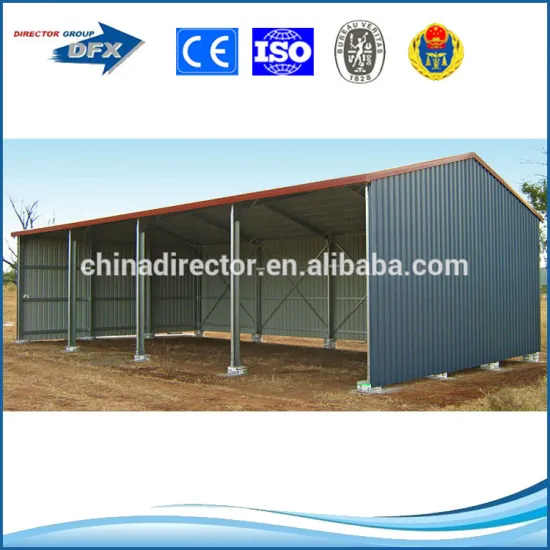 light steel frame structure prefab shed