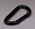 D 모양 검정 강철 안전 Carabiner / Karabiner