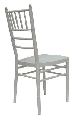 White Wedding Stackable Iron Tiffany Gold Metal Chiavari Chair