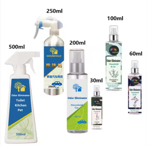 Жительную жидкость с дезодоризацией домашних животных в удобной бутылке с брызги