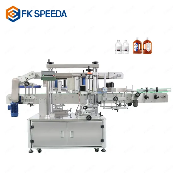 Automatic Single-Sided Round and Flat Bottle Labeling Machine for Whisky Bottles