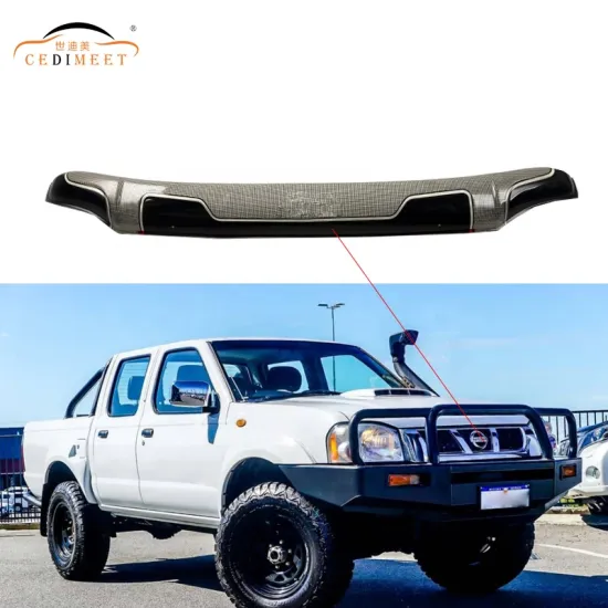 Acrylic Bonnet Guard for Nissan Navara D22 - Front Hood Shield Bug Deflector