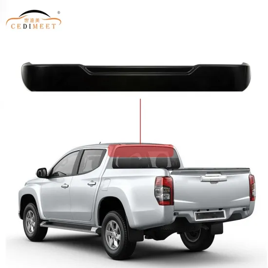 Wholesale Glossy Black Rear Roof Spoiler Acrylic Car Exterior Spoiler for Triton L200 2019