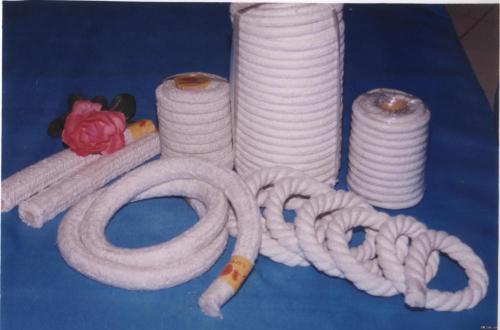 Cordas de fibra cerâmica, fitas e tecidos