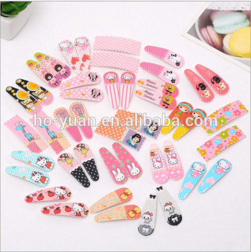 Korean colourful girl cartoon children hairgrips for wholesale