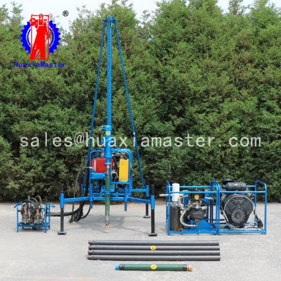 SDZ-30S pneumatic hard rock impact drilling machine 30m mountain drilling rig