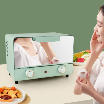 EU/UK/US/AU Standard Pink Blue White Double Layer Mini Electric 220V 110V Eco-Friendly Toaster Oven
