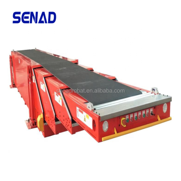 Senad Industrial Boom Conveyor para la carga del contenedor de camiones y descarga del sistema de escáner del transportador de productos