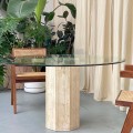 Moderner minimalistischer runder Tisch runder Esstisch